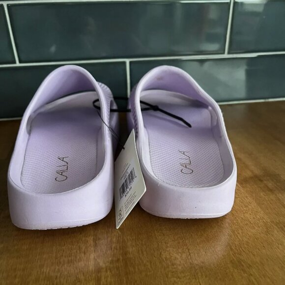 CALIA Women's Molded Slides Periwinkle - Picture 3 of 4